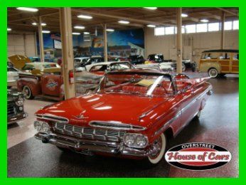 1959 chevrolet impala convertible - 348ci tri power - 4 speed