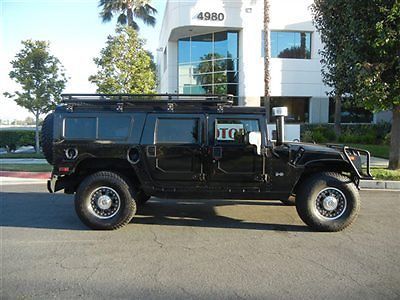 2006 hummer h1 alpha wagon black / great condition inside and out / serviced