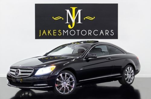 2012 mercedes cl600 v12, $167k msrp, black/blk, 1-owner california car! pristine