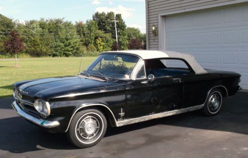 NO RESERVE 64 CORVAIR CONVERTIBLE (( TRUE BARN FIND )) ONLY 48K NEEDS SOME TLC, image 3