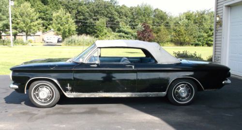 NO RESERVE 64 CORVAIR CONVERTIBLE (( TRUE BARN FIND )) ONLY 48K NEEDS SOME TLC, image 4