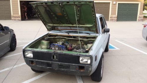 1979 volkswagen rabbit 2 door with mk2 8v motor and transmission