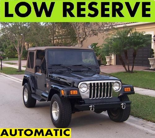 2002 jeep wrangler sahara 4.0l