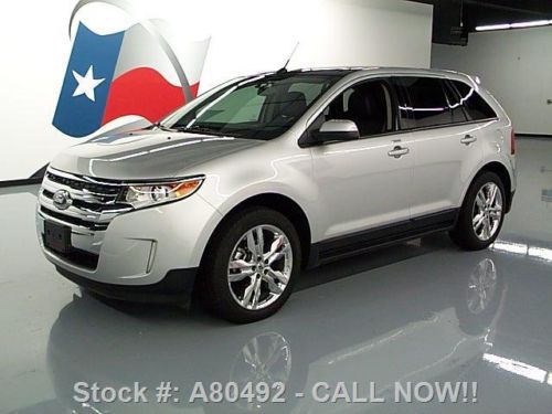 2012 ford edge sel ecoboost leather pano roof nav 41k texas direct auto