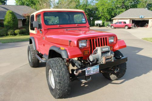 1989 jeep wrangler base sport utility 2-door,  gm 350 v8