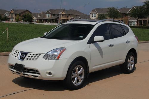 2010 nissan rogue sl,leather,1 tx owner,warranty,watch video