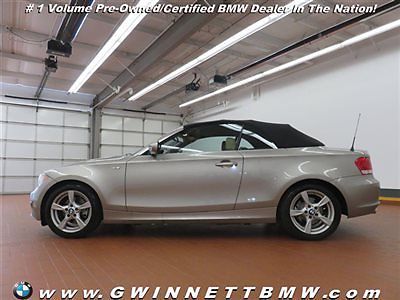 128i 1 series low miles 2 dr convertible automatic gasoline 3.0l straight 6 cyl