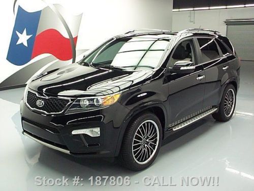 2012 kia sorento sx leather pano roof nav rear camk 46k texas direct auto