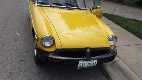 1979 mg mgb mk iv convertible 2-door 1.8l