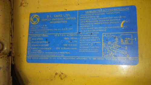 1979 MG MGB MK IV Convertible 2-Door 1.8L, image 9