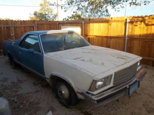 81 chevy el camino original calif car no rust priced to sell no reserve auction