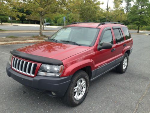 2004 jeep grand cherokee laredo,4x4,cd,power,great suv,no reserve!!!