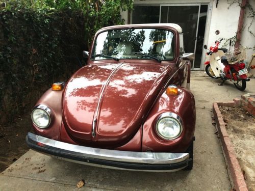 1978 vw super beetle convertible champagne edition ii