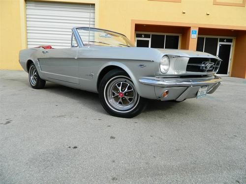 1965 ford mustang convertible 289 v8