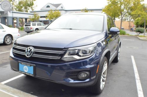 2012  volkswagen tiguan sel 4dr suv w/premium navigation, rearview camera