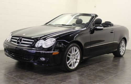 2009 clk 3.5 v6 power top convertible heated leather we finance!!