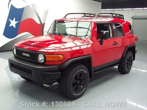 2012 toyota fj cruiser trail teams 4.0l 4x4 dvd 22k mi texas direct auto