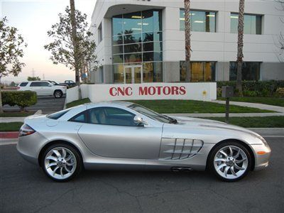 2006 mercedes benz slr mclaren coupe silver / orion grey low miles serviced