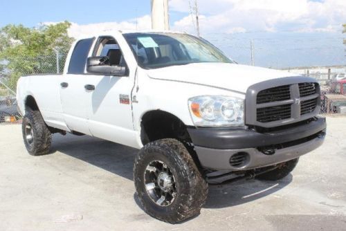 2008 dodge ram 2500 st heavy duty damaged salvage rebuilder runs! turbo diesel!