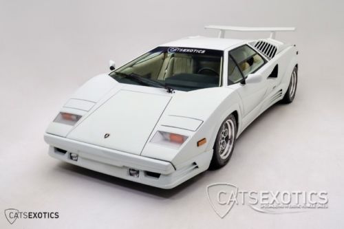25th anniversary edition countach fuel injected 455 hp v12 fully serviced