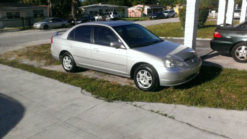 2001 honda civic lx sedan 4-door 1.7l clean title with hids and new tires