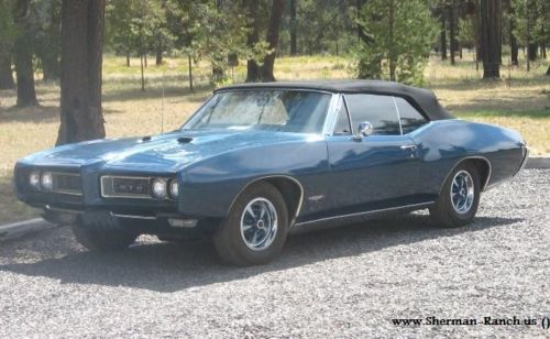 1968 pontiac gto convertable true muscle car