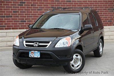 03 honda cr-v 4wd lx cd player keyless entry power options clean black finance