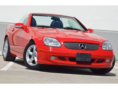 2001 mercedes slk320 hardtop convertible red/blk adult owned clean $499 ship