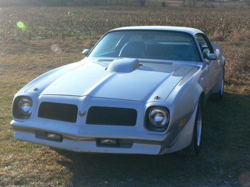 1976 pontiac trans am 455 4 speed w code firebird sliver streak