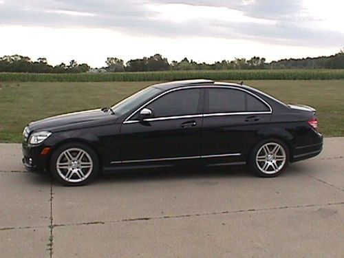 2008 mercedes benz c350 amg sport package 40k miles mint black