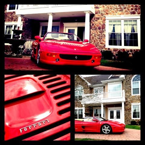 Ferrari red with tan interior  in excellent condition - gorgeous