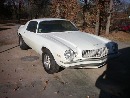 1974 chevrolet camaro  no reserve metal building find