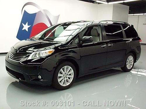 2011 toyota sienna xle awd sunroof nav dvd rear cam 22k texas direct auto