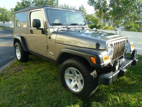 2005 jeep wrangler unlimited rubicon sport utility 2-door 4.0l