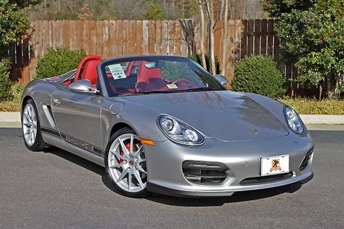 2012 porsche boxster spyder convertible 2-door 3.4l