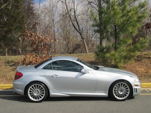 2007 slk55 amg, convertible, navigation, loaded, carfax certified, slk 5.5l