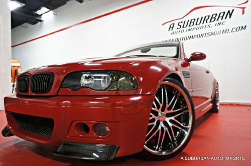 2003 bmw m3 cabrio smg navigation upgrades 20" wheels csl loaded cln history