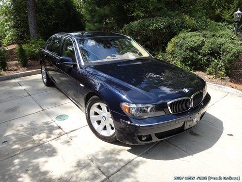 2007 bmw 750li base sedan 4-door 4.8l - cpo factory warranty until 100k !!!