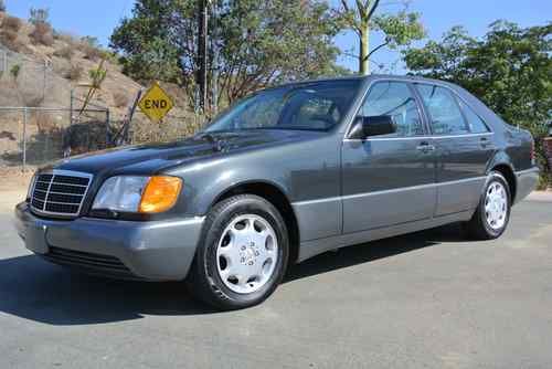 93 mercedes benz 300se w140 s320 se 55,000 orig mi s500 big body 3.2 l near mint