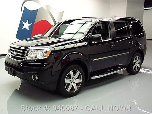 2012 honda pilot touring sunroof nav rear cam dvd 11k texas direct auto