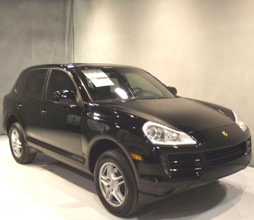 Certified 2009 09 porsche cayenne 3.6 v6 suv black/black awd 32k miles 1 owner!!