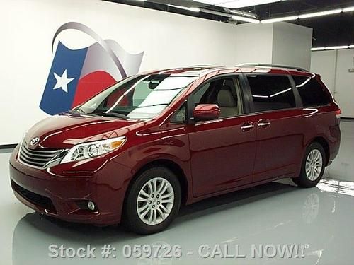 2011 toyota sienna xle sunroof nav rear cam dvd 28k mi texas direct auto