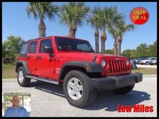 2009 jeep wrangler unlimited x 2wd automatic/soft top/xtra clean 27k miles!