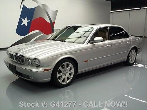 2005 jaguar xj8 l sunroof htd leather wood trim 66k mi texas direct auto