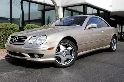 2001 mercedes-benz cl-class 2dr cpe 5.5l amg