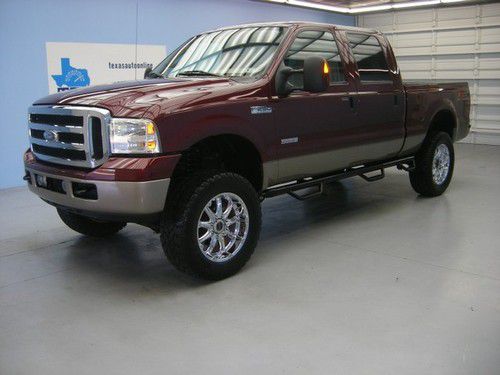 We finance!!  2007 ford f-250 xlt 4x4 powerstroke diesel fx4 off-road lift 1 own