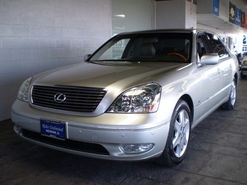 2003 lexus ls430 luxury sedan lthr nav cd hids cali car 92k