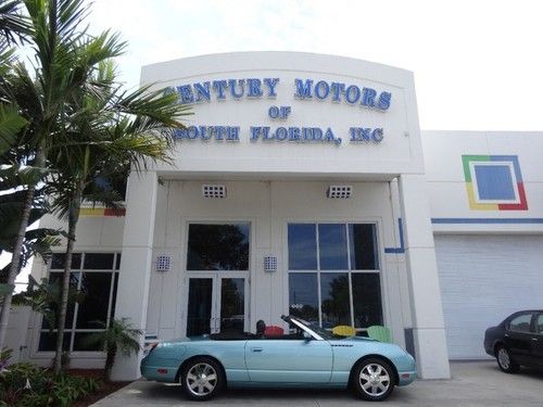 2002 ford thunderbird 2dr convertible premium 1-owner