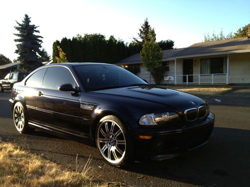 2004 black on black bmw m3 smg