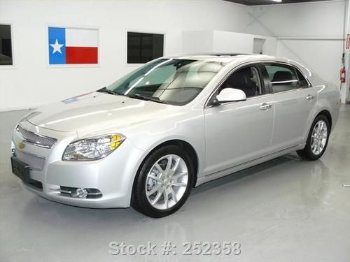 2012 chevy malibu ltz heated leather sunroof bose 35k! texas direct auto